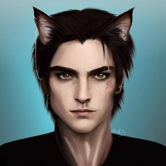 @wren0810's oc design by @_alchemillaART